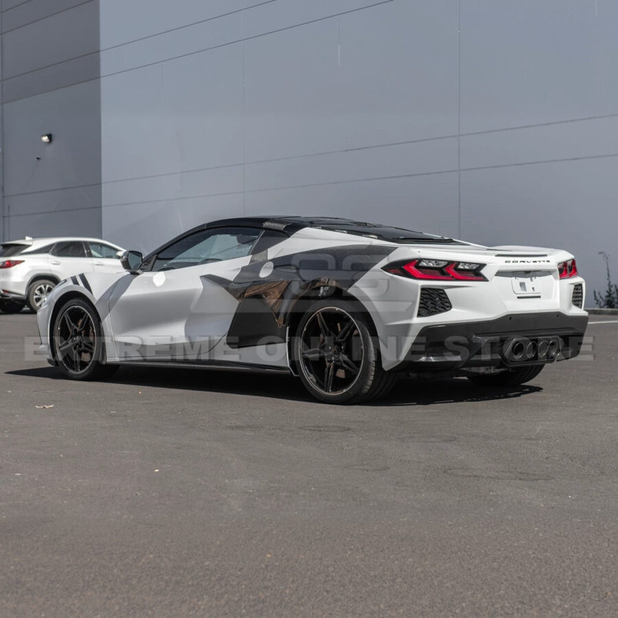 EOS 2020-2026 Chevrolet Corvette C8 Z06 Package Rear Center Quad Exit Diffuser - Image 4