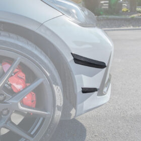 Extreme Online Store EOS Honda Civic Type-R Carbon Fiber Front Side Canards - Image 2