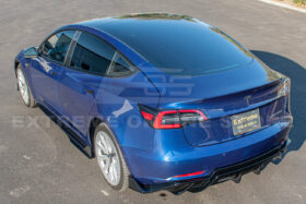 Extreme Online Store EOS Model 3 Performance Rear Bumper Diffuser for Tesla Model X - Image 3