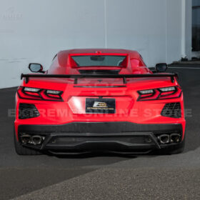 Extreme Online Store EOS Corvette C8 Z51 Facelifted Rear Trunk High Wing Spoiler for C8 Corvette - Image 5