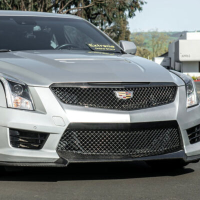 EOS 2016-19 Cadillac ATS-V DRY Carbon Fiber Front Grille Trim Insert