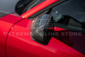 2024-Up Ford Mustang DRY CARBON FIBER Mirror Cap Cover Pair - image 5