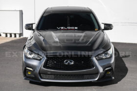 Extreme Online Store EOS Infiniti Q50 Front Vented Hood - Image 3