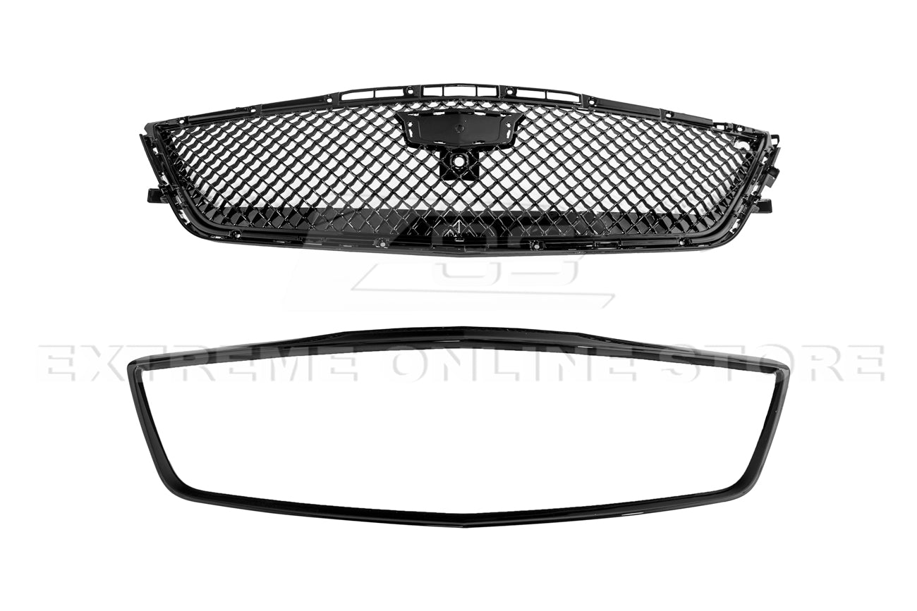 2013-20 Cadillac CT6 Blackwing Package Front Bumper Grille Cover - Image 4