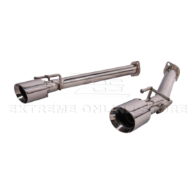 Extreme Online Store EOS Pontiac GTO Muffler Delete Axle Back Dual Tips Exhaust - Image 3