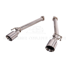 Extreme Online Store EOS Pontiac GTO Muffler Delete Axle Back Dual Tips Exhaust - Image 4