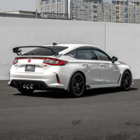 Extreme Online Store EOS Honda Civic Type-R Carbon Fiber Rear Hatch Vent Trim Cover - Image 3