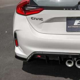 Extreme Online Store EOS Honda Civic Type-R Carbon Fiber Rear Hatch Vent Trim Cover - Image 5