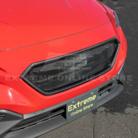 Extreme Online Store EOS Subaru WRX CS Carbon Fiber Front Mesh Grille Vent Cover - Image 5