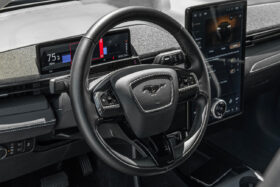2021+ Mustang Mach-E DRY Carbon Fiber Steering Wheel Trim - image 4