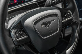 2021+ Mustang Mach-E DRY Carbon Fiber Steering Wheel Trim - image 5