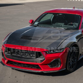 2024+ Ford Mustang Front Bumper Hood Vented Cover - image 4