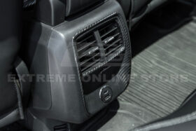 2021+ Ford Mustang Mach-E DRY Carbon Fiber Rear AC Panel Cover - image 4