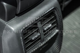 2021+ Ford Mustang Mach-E DRY Carbon Fiber Rear AC Panel Cover - image 3