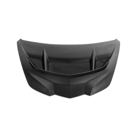 Extreme Online Store EOS Corvette C8 ZR1 MATTE BLACK Front Bumper Vented Extractor Hood for C8 Corvette - Image 2