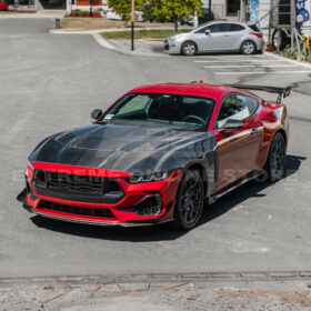 2024-Up Ford Mustang Front Super Snake Style Bumper Hood Vented Cover - image 4