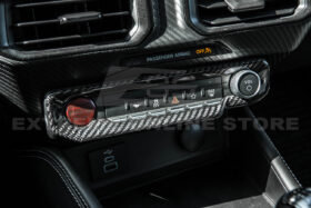 2024+ Ford Mustang DRY CARBON FIBER AC Control Panel Cover - image 4