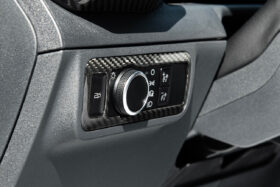 2021-Up Mustang Mach-E DRY CARBON FIBER Head Light Control Panel Trim - image 4