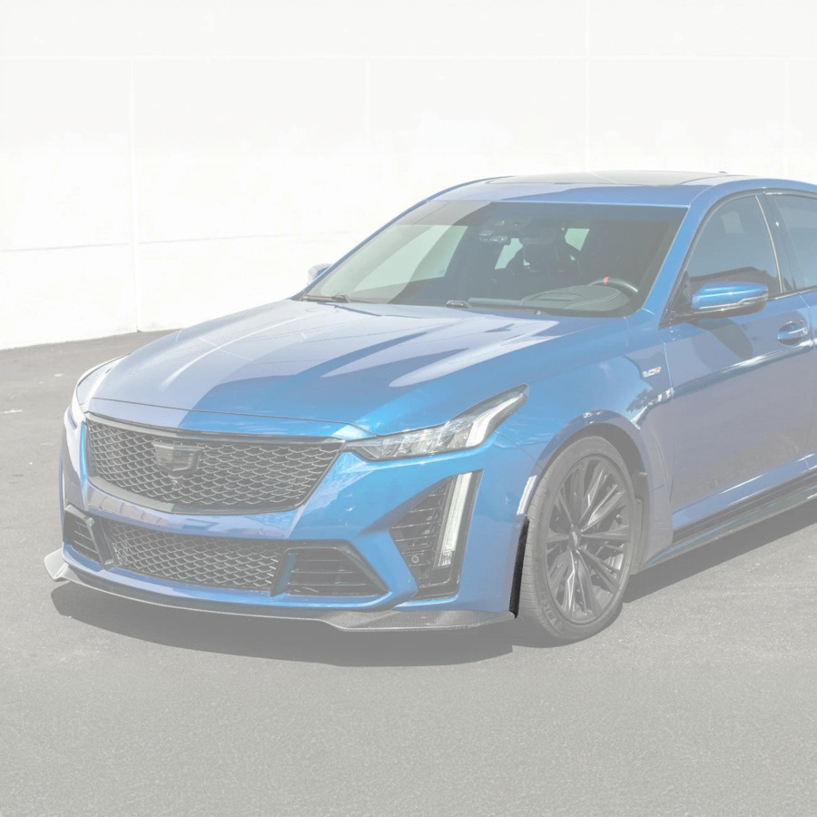 EOS 2020-Up Cadillac CT5-V Blackwing CARBON FIBER Front Splitter Side Wheel Arch