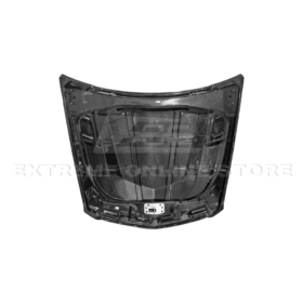 Extreme Online Store EOS CTS-V Double Sided CARBON FIBER Middle Vented Front Bumper Hood - Image 3