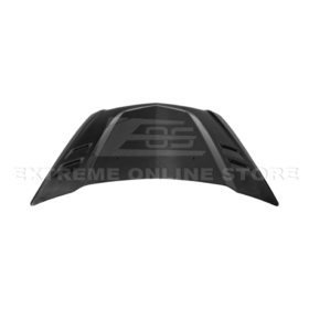 Extreme Online Store EOS CTS-V Double Sided CARBON FIBER Middle Vented Front Bumper Hood - Image 5