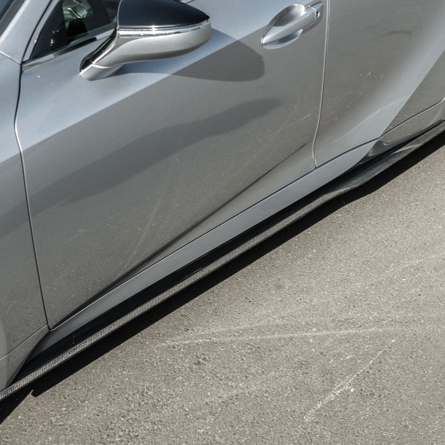 EOS 2021-Up Lexus IS Novel Style Side Skirts Panel Extensions
