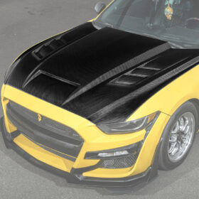 2015-17 Ford Mustang Terminator Style Front Hood Vented Cover - image 1