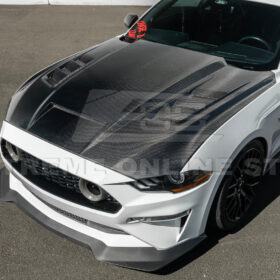 2018-23 Ford Mustang Terminator Style Front Vented Bumper Hood - image 5