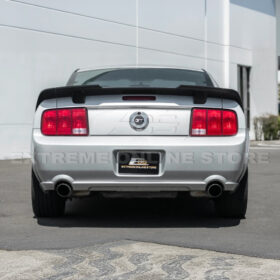 Mustang R Style Primer Black ABS Rear Trunk Wing Spoiler Lid Lip - Image 5