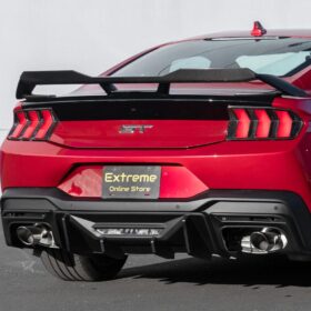 2024+ Ford Mustang Rear Bumper Diffuser Dual Tips - image 2