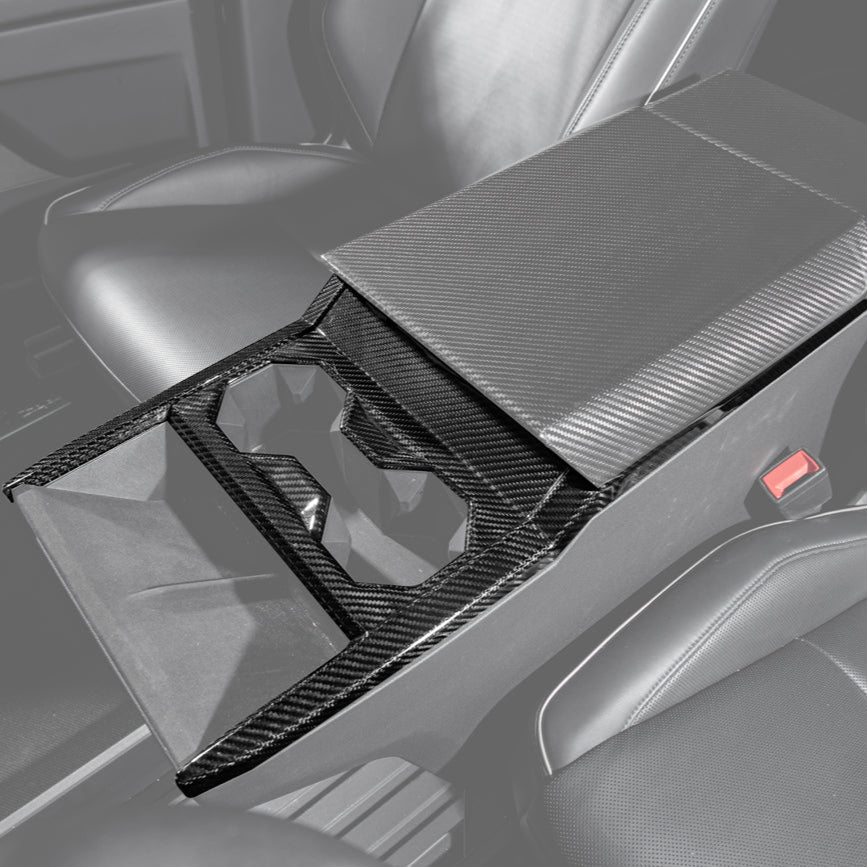 2024-Up Tesla Cybertruck Center Cup Holder Cover - Image 3