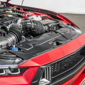 2024+ Ford Mustang DRY CARBON FIBER Radiator Cover - image 2