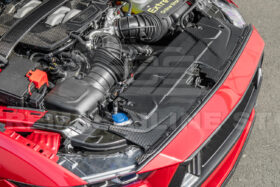 2024+ Ford Mustang DRY CARBON FIBER Radiator Cover - image 4