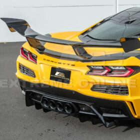 Extreme Online Store EOS Corvette C8 Z06 Rear Bumper Finned Diffuser for C8 Corvette - Image 9