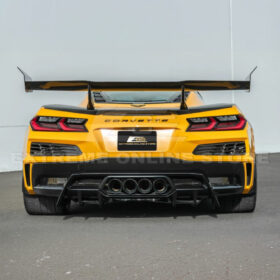 Extreme Online Store EOS Corvette C8 Z06 Rear Bumper Finned Diffuser for C8 Corvette - Image 6