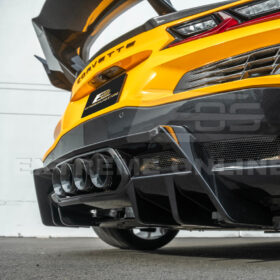 Extreme Online Store EOS Corvette C8 Z06 Rear Bumper Finned Diffuser for C8 Corvette - Image 10