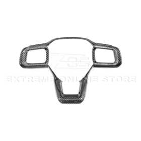 2024-Up Ford Mustang | CARBON FIBER Tape On Steering Wheel Trim Full Cover - image 5
