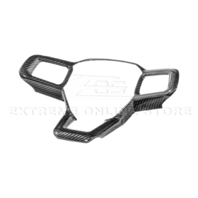 2024-Up Ford Mustang | CARBON FIBER Tape On Steering Wheel Trim Full Cover - image 4