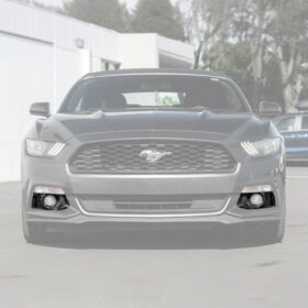 Mustang DRY CABON FIBER Front Bumper Fog Light Bezel Cover Pair - Image 2