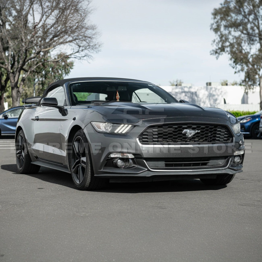 2015-17 Ford Mustang DRY CABON FIBER Front Bumper Fog Light Bezel Cover Pair - Image 3