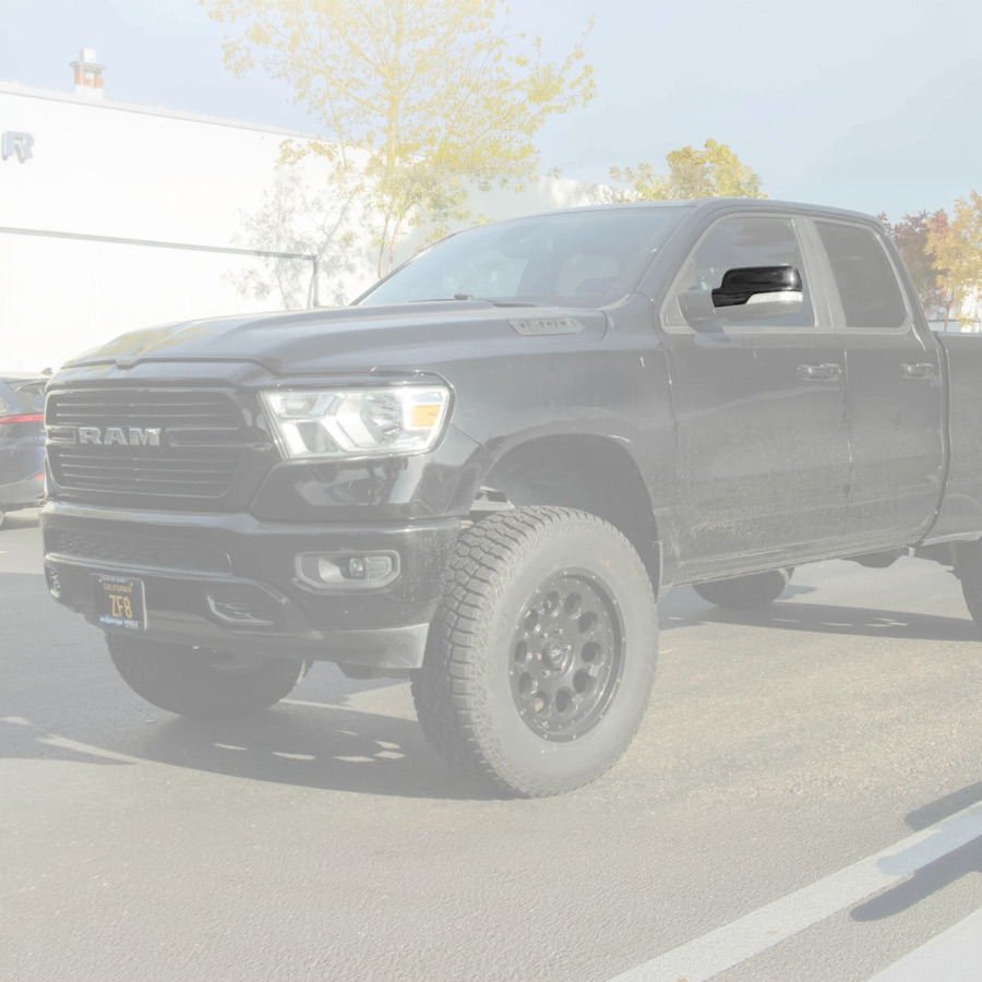 EOS 2019-Up Ram 1500 | Factory Style Dry Carbon Fiber Tape On Side Mirror Cap Covers