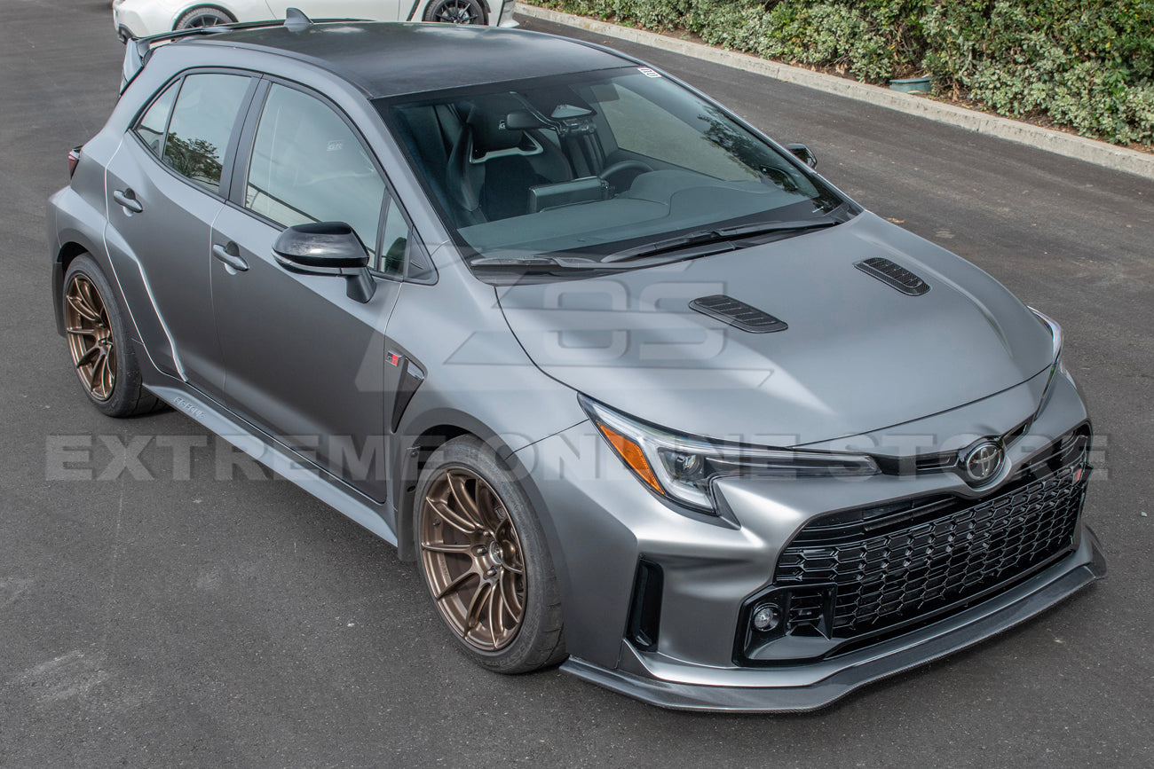 Extreme Online Store EOS GR Corolla Carbon Fiber Front Bulge Hood Vent - Image 3