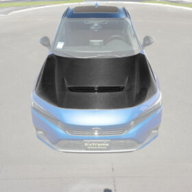 Extreme Online Store EOS Honda Civic Type-R Package Carbon Fiber Front Vented hood - Image 2