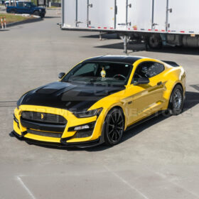 Mustang – S650 GTD Style Aluminum Front Hood Vented Cover - Image 3