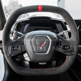 Extreme Online Store EOS Corvette C8 Steering Wheel Trim Cover for C8 Corvette - Image 4