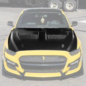Mustang – S650 GTD Style Aluminum Front Hood Vented Cover