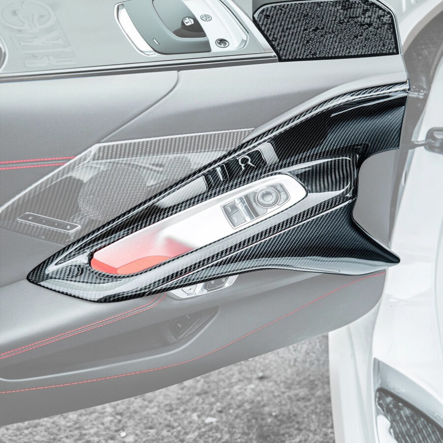 Extreme Online Store EOS Corvette C8 Window Switch Trim & Pillar Panel Cover for C8 Corvette