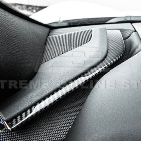 Extreme Online Store EOS Corvette C8 Carbon Fiber Upper Dash Pad Trim Cover Kit for C8 Corvette - Image 9