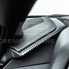 Extreme Online Store EOS Corvette C8 Carbon Fiber Upper Dash Pad Trim Cover Kit for C8 Corvette - Image 10