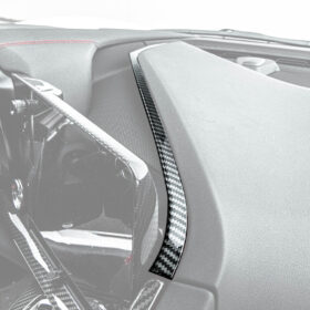 Extreme Online Store EOS Corvette C8 Carbon Fiber Upper Dash Pad Trim Cover Kit for C8 Corvette - Image 3